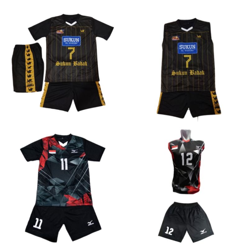 COD setelan baju jersey voli volly proliga terbaru / setelan baju jersey bola voli volly sukun badak