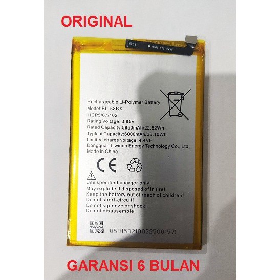 Battery Baterai Batere Infinix Hot 9 Play BL-58BX BL58BX Original