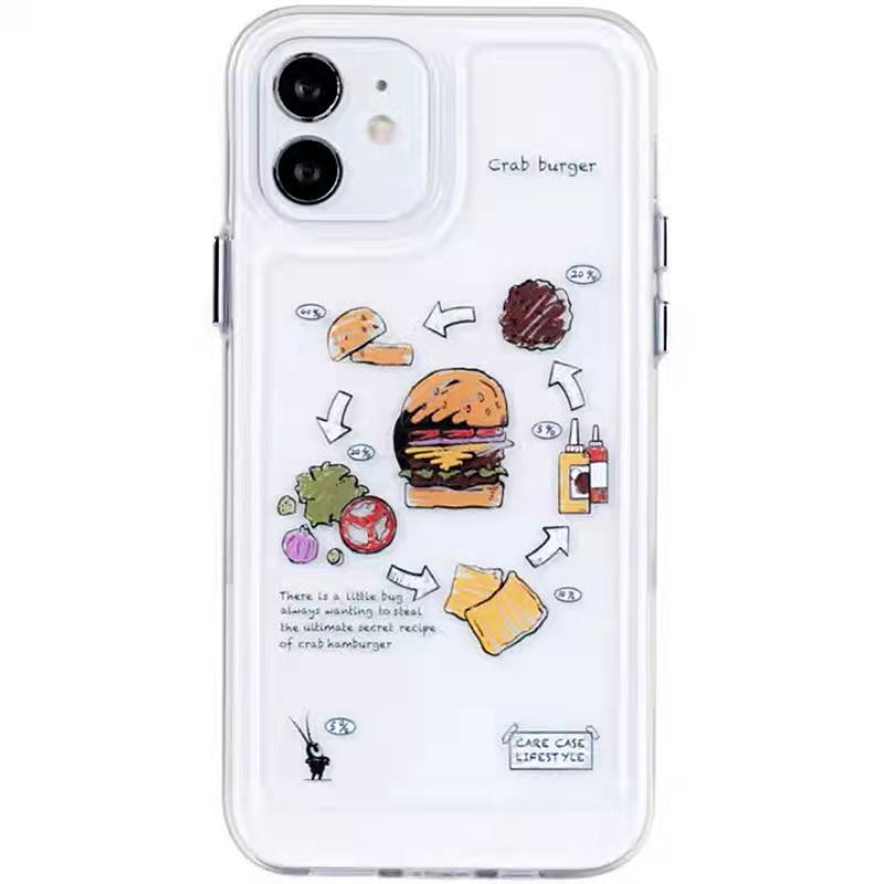 Soft Case Hp Transparan Bahan Akrilik Untuk iPhone 13pro / 13pro / 13pro / 11promax / 8Plus / Xr / XS / 13 / 12pro