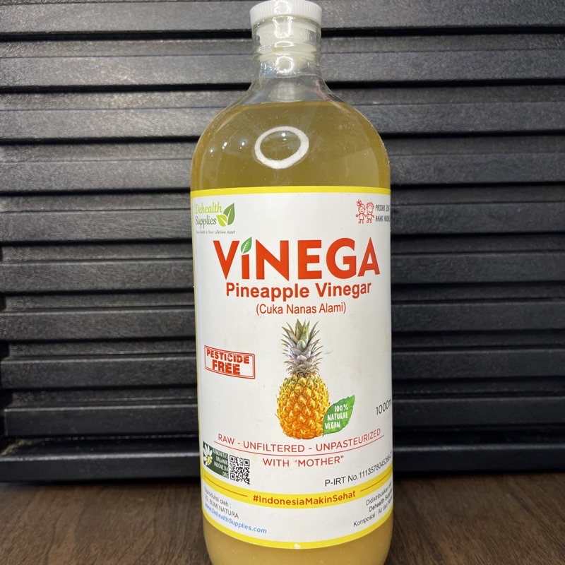 Vinega Pineapple Vinegar / Cuka Nanas 1Liter