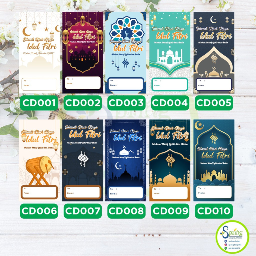 

Cetak Thank You Card - Kartu Souvenir - Kartu Hampers