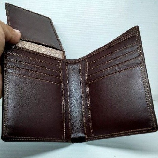 Dompet Pria LK Berdiri Full Kulit Luar Dan Dalam Embos Hush Puppies kode LkB