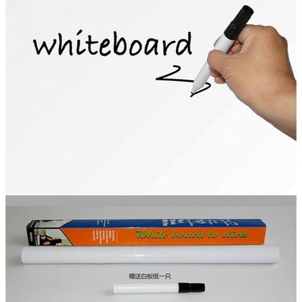 PROMO Papan Tulis Kertas PVC Gulung Whiteboard Portable Roll Praktis Flip Chart akhr tahun 40%sale