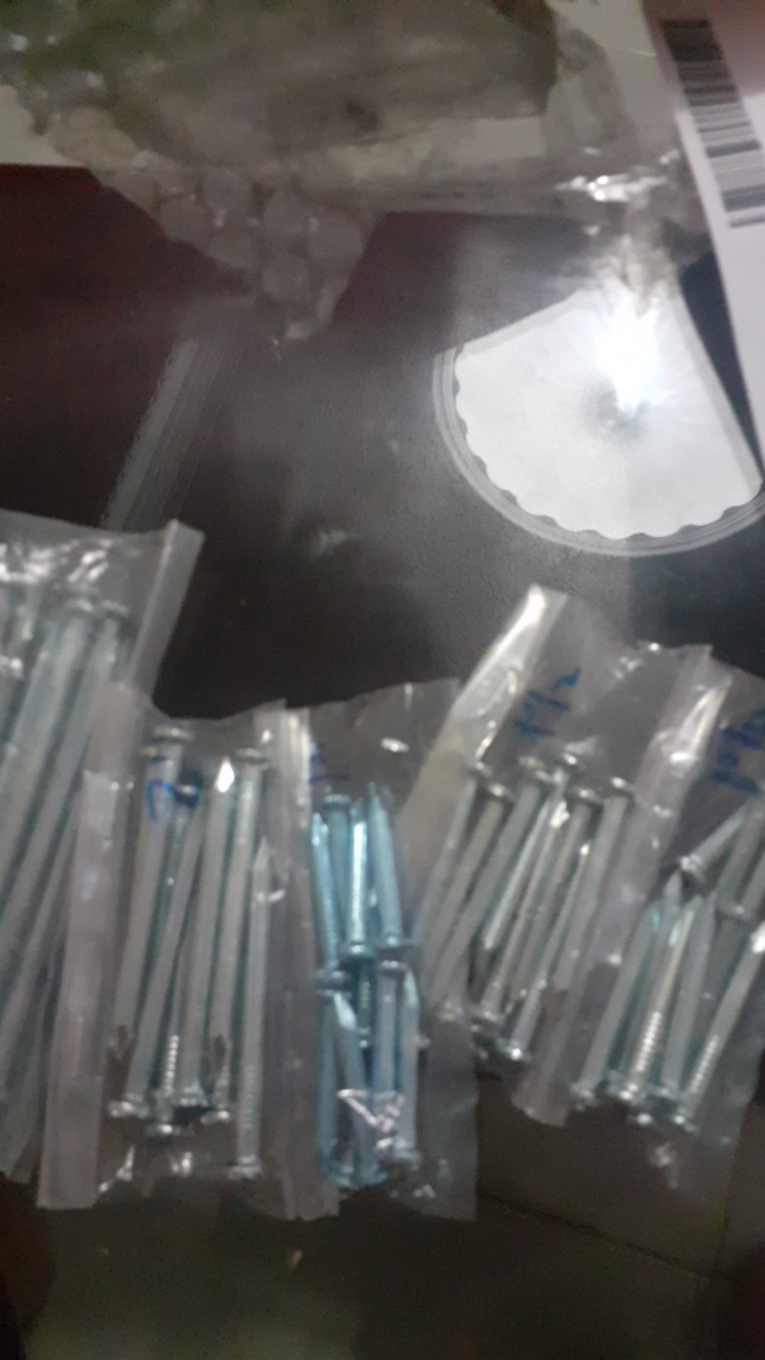 10pcs Paku Beton Tembok Nails Marabu Putih 1 2,5cm 2,5 Cm