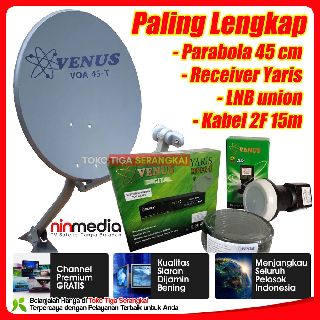 Antena parabola mini praktis laris terbaik jombang - TV & Audio, Video -  811345627