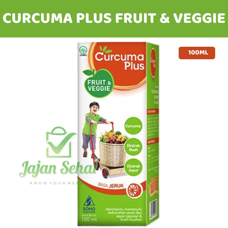 CURCUMA PLUS FRUIT &amp; VEGGIE 100ML