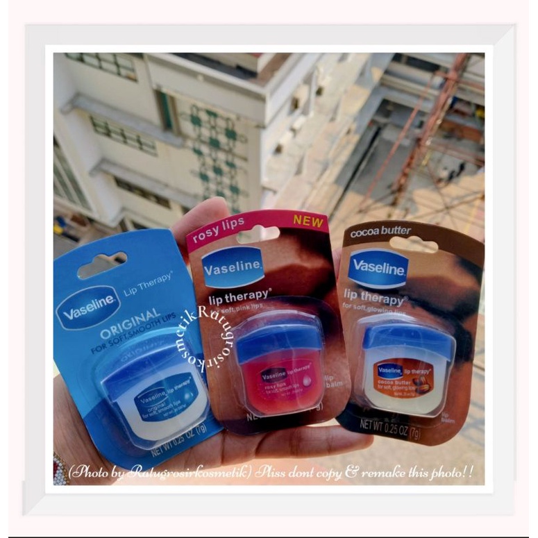 [ECER] LIP BALM VASELINE / LIP TERAPHY ROSSY / LIP TERAPI ROSI VASELINE