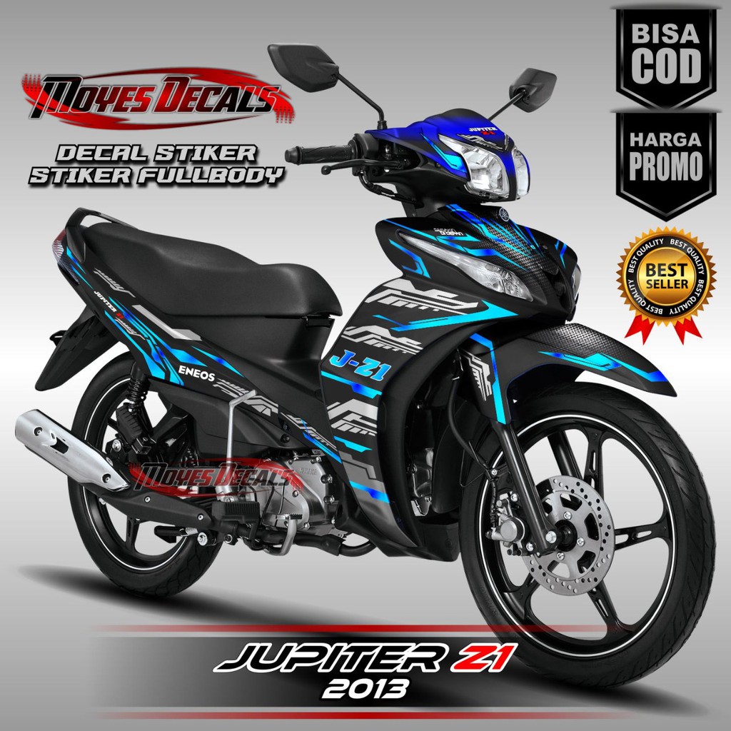Jual stiker motor jupiter Z1 terbaru matrix line - decal jupiter z1