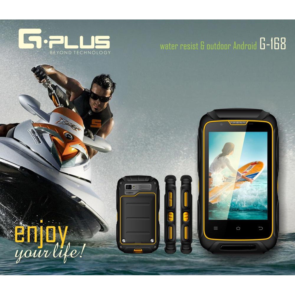 HP OUTDOOR ANDROID GPLUS G 168 G168 - 3G Waterpoof - GPS