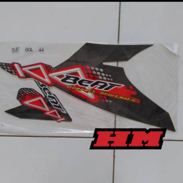 Striping lis sticker beat karbu 2011hitam