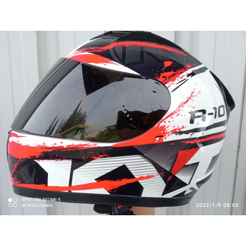 Helm fullface kyt r10 #2 second bersih