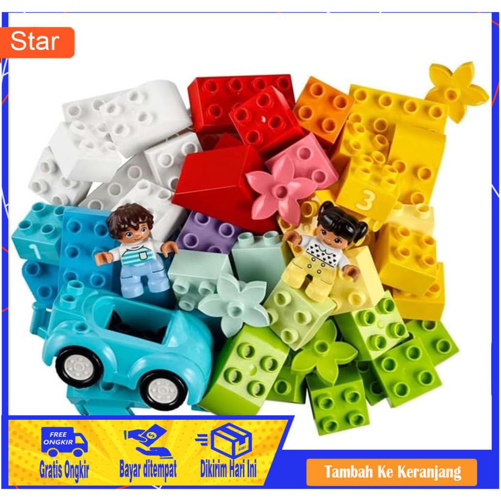BAYAR DITEMPAT - LEGO DUPLO 10913 BRICK BOX XJ682