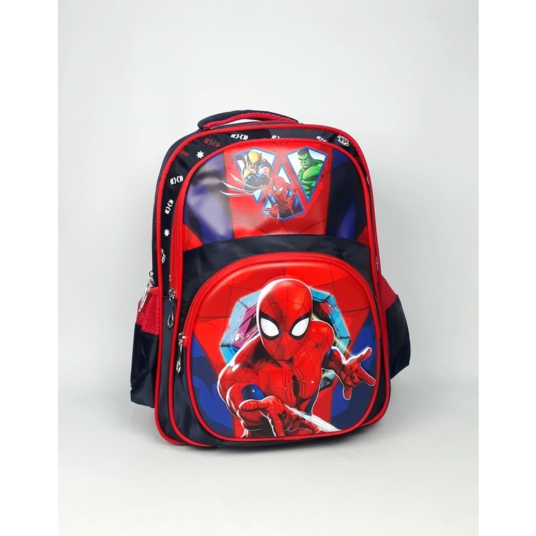 TAS ANAK COWOK TAS SEKOLAH ANAK CEWEK ALTO GAMBAR SPIDERMAN AVENGERS HELLO KITTY FROZEN LAMPU TERMURAH