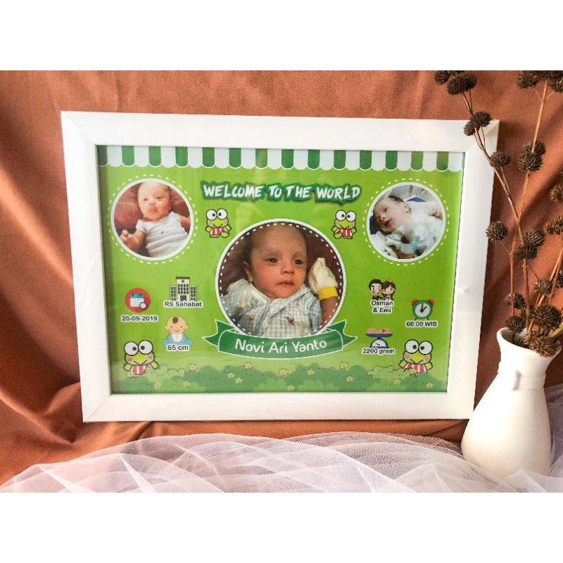Baby Frame (Biodata Kelahiran Bayi) 10RS