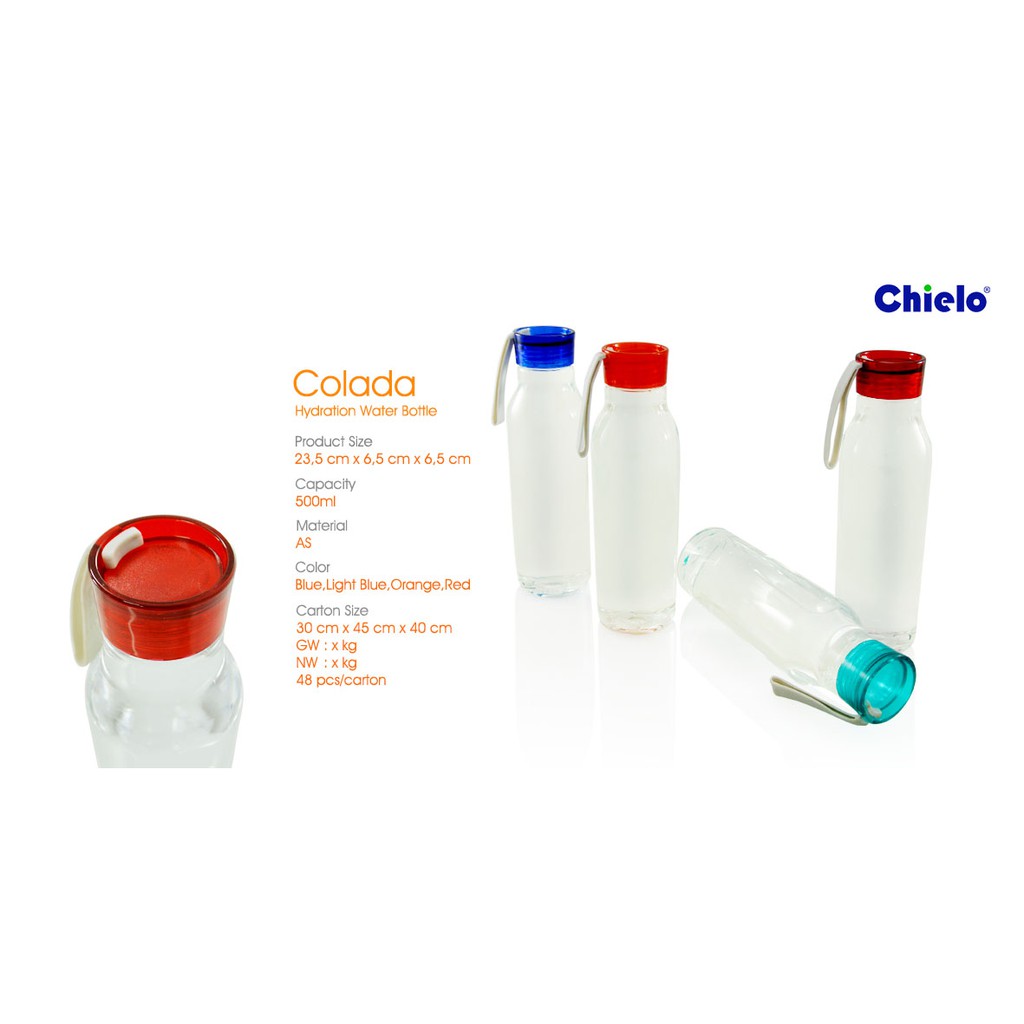 Jual Botol Minum Tumbler Chielo Colada Hydration Water 500ml Shopee Indonesia 1999