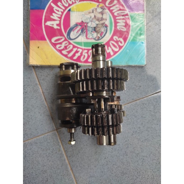 rasio set jialing kancil 4 speed original bekas copotan pnp c70 c700 c800
