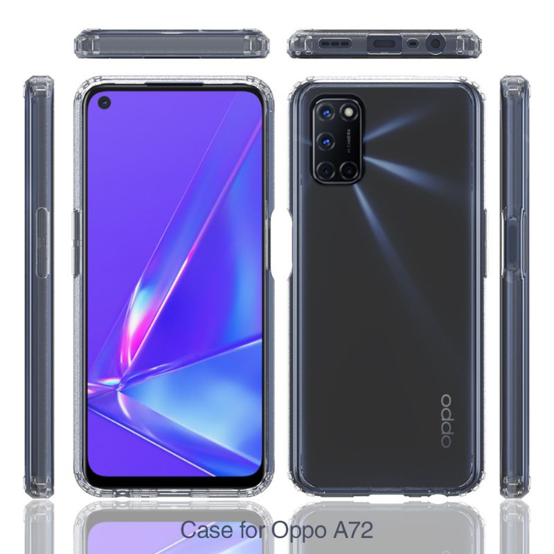 Air Hybrid Case Oppo A52 A72 A92 ala Ringke Fusion Ultra Hybrid