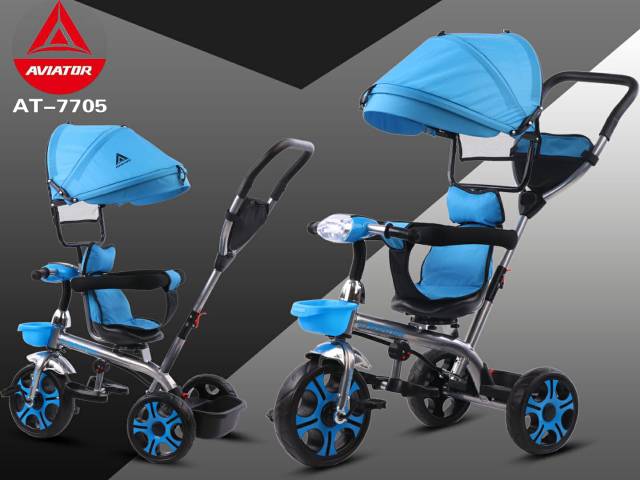 SEPEDA ANAK RODA TIGA STROLER ET 7705~SEPEDA RODA TIGA~STROLER ANAK~SEPEDA ANAK