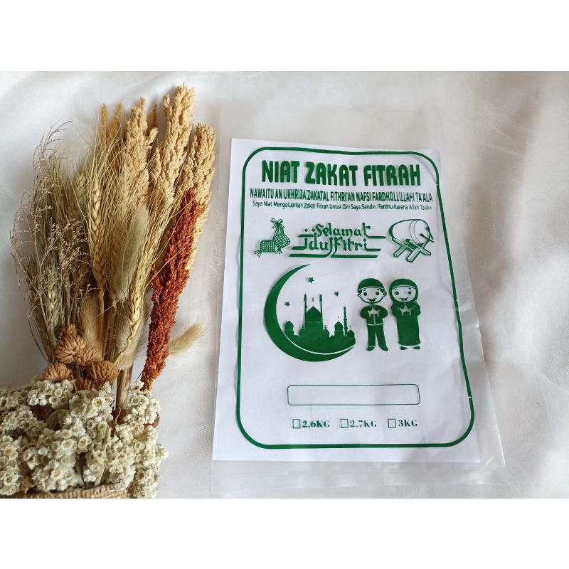 

Plastik zakat murah/untuk zakat beras idul fitri
