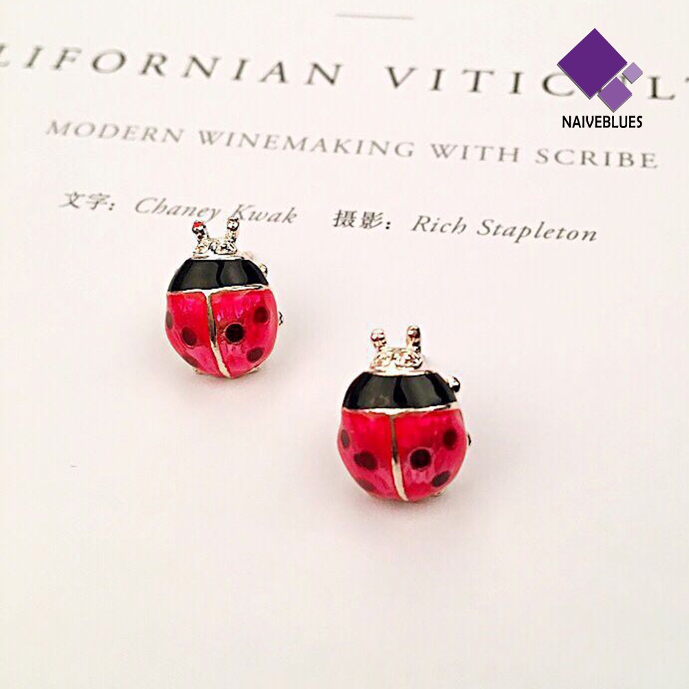 Anting Stud Desain Buah Strawberry Semangka Untuk Wanita