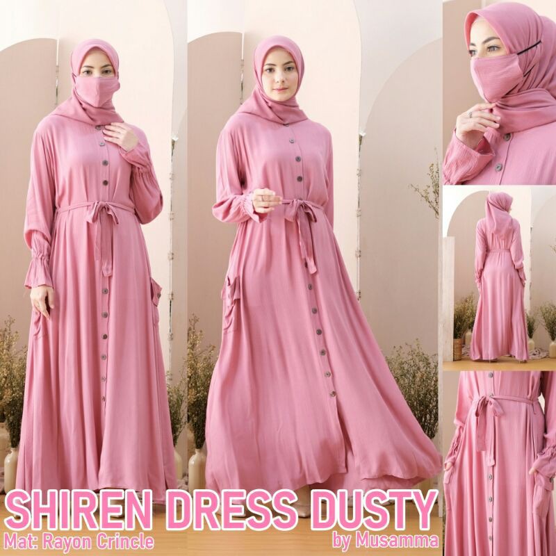 BARU SHIREN DRESS BY MUSAMMA/GAMIS REALPICTURE