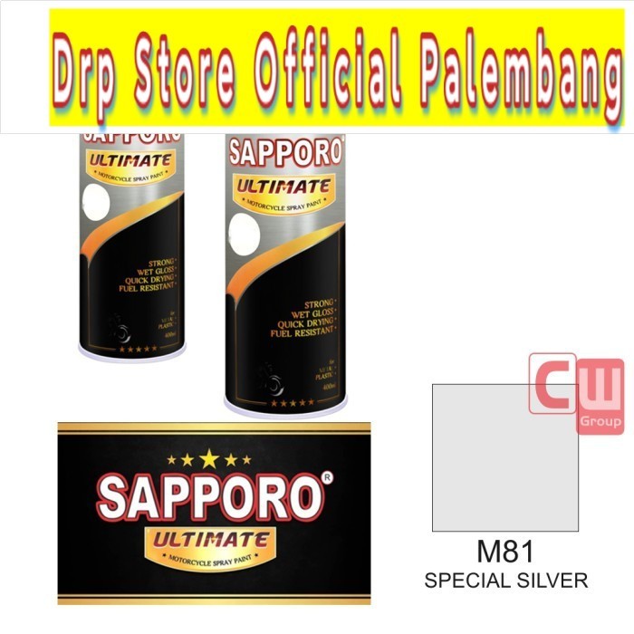 SAPPORO ULTIMATE M81 SPECIAL SILVER - CAT SEMPROT SAPORO