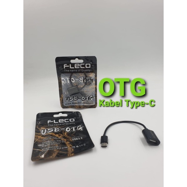 KABEL OTG FLECO TYPE C DAN MICRO USB KABEL OTG MICRO DAN TYPE C