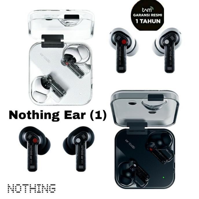((((()paling dicari] Nothing Ear 1 Headset TWS ANC True Wireless Bluetooth Earphone Earbuds