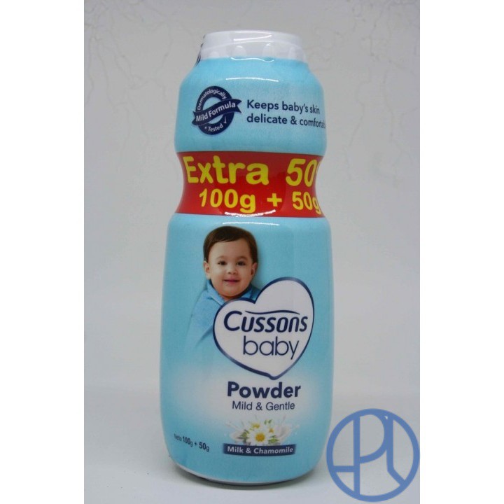 CUSSONS BABY POWDER 100gr + 30gr BEDAK BAYI CUSSON BIRU PINK UNGU SOFT SMOOTH MILD GENTLE FRESH NOURISH 100+30 STRAWBERRY BERRY APPLE