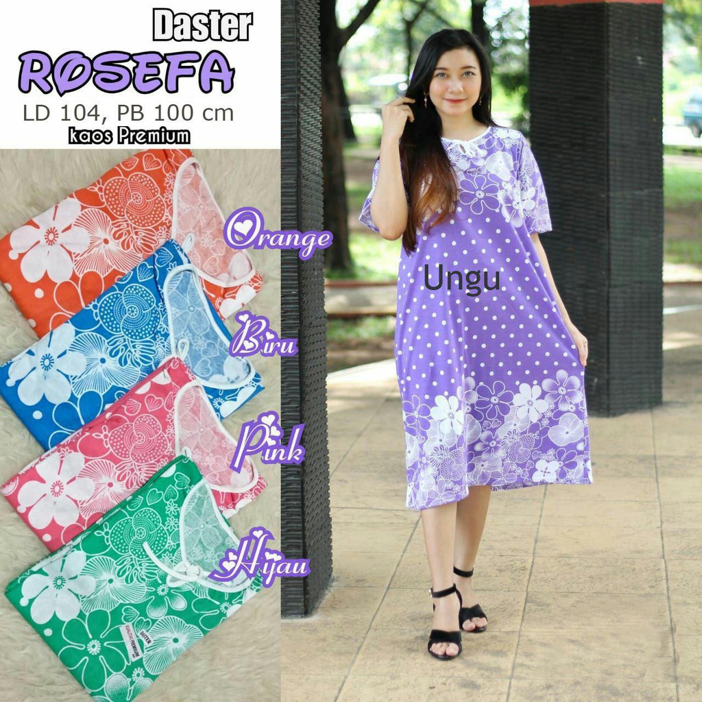 Grosir Daster Kaos Pekalongan Daster Printing Rosefa