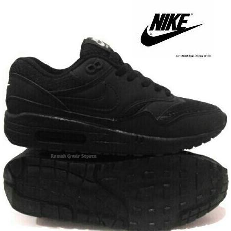 Sale Terlaris  BEST PRICE Sepatu Sekolah Nike Airmax one 1 Hitam Anak Cewek Cowok P