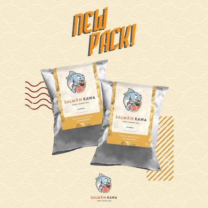 

(SALMON KAWA JUMBO) KERUPUK SALMON/ KULIT SALMON/ CRISPY SALMON SKIN