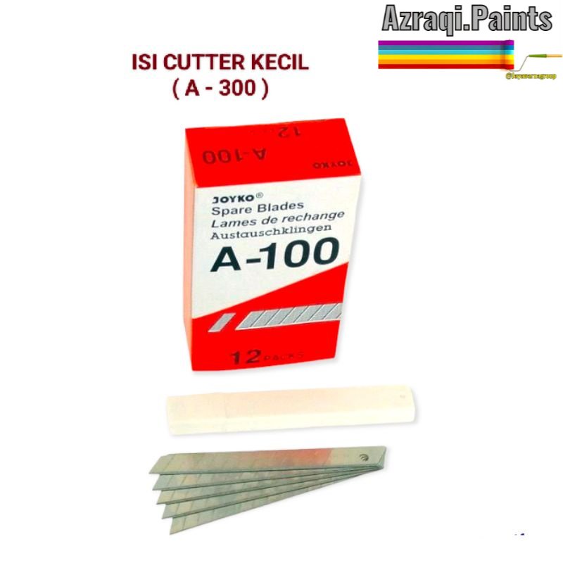 

ISI CUTTER / REFILL CUTTER KENKO KECIL ( A - 100 ) ASLI / ORIGINAL