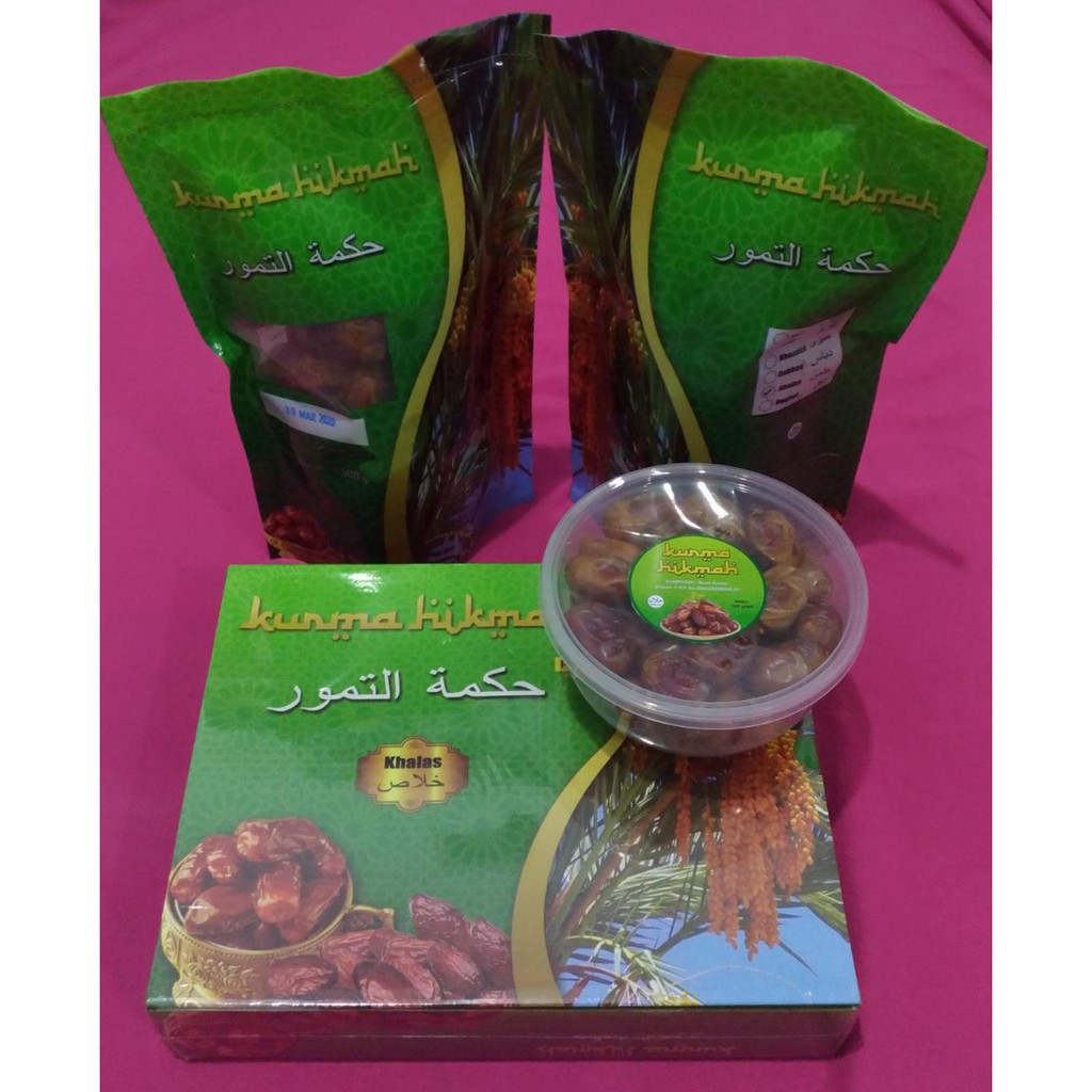 

Kurma Korma Hikmah (Date Crown) Jenis Khalas Kholas 250gram