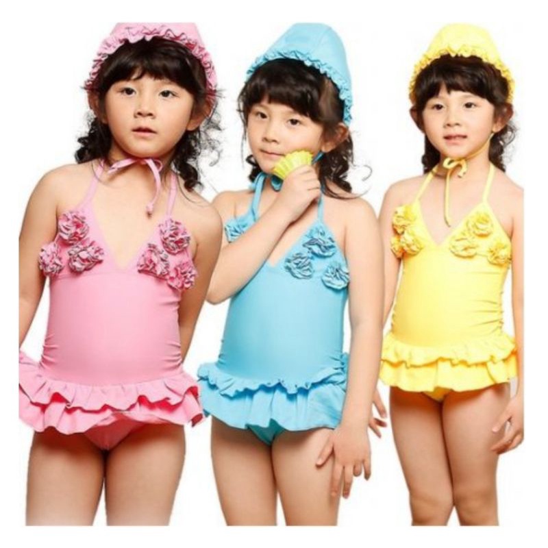 DKPS Baju Renang Anak Kecil Model Bikini BH BRA CD Celana Dalam Cowok Cewek Swimming Suit Swimsuit S