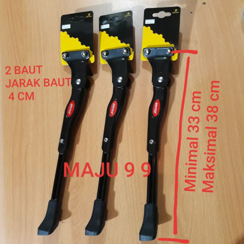 STANDAR SEPEDA DI SAMPING UNITED ADJUSTER KXY-1341 BAUT 2 SEPEDA MTB BAUT 2