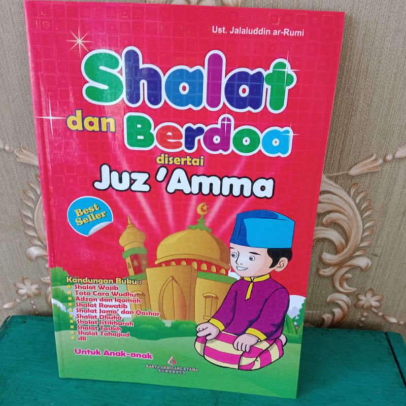 Buku Sholat & Do'a d sertai jus'ama untuk anak-anak