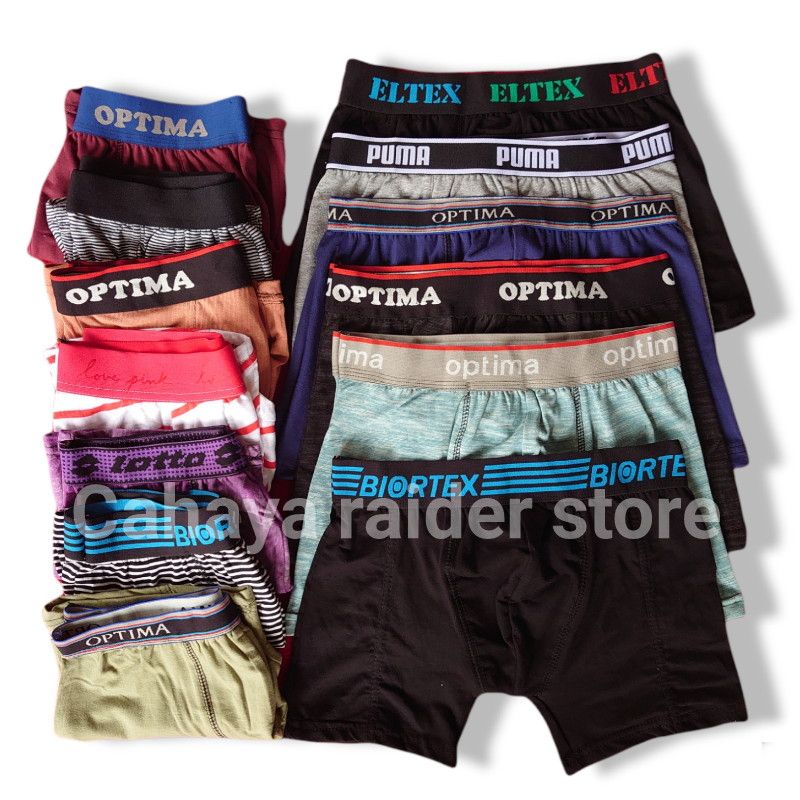 Celana dalam pria boxer isi 10 pcs