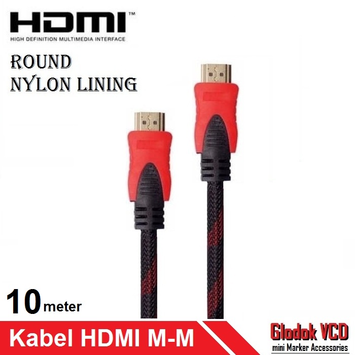 Kabel HDMI Versi 1.3 Jaring 10M