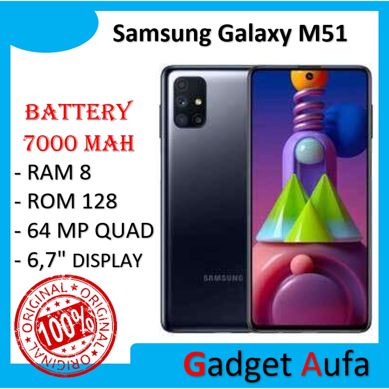 Jual Samsung Galaxy M51 8/128 Garansi Resmi Indonesia|Shopee Indonesia