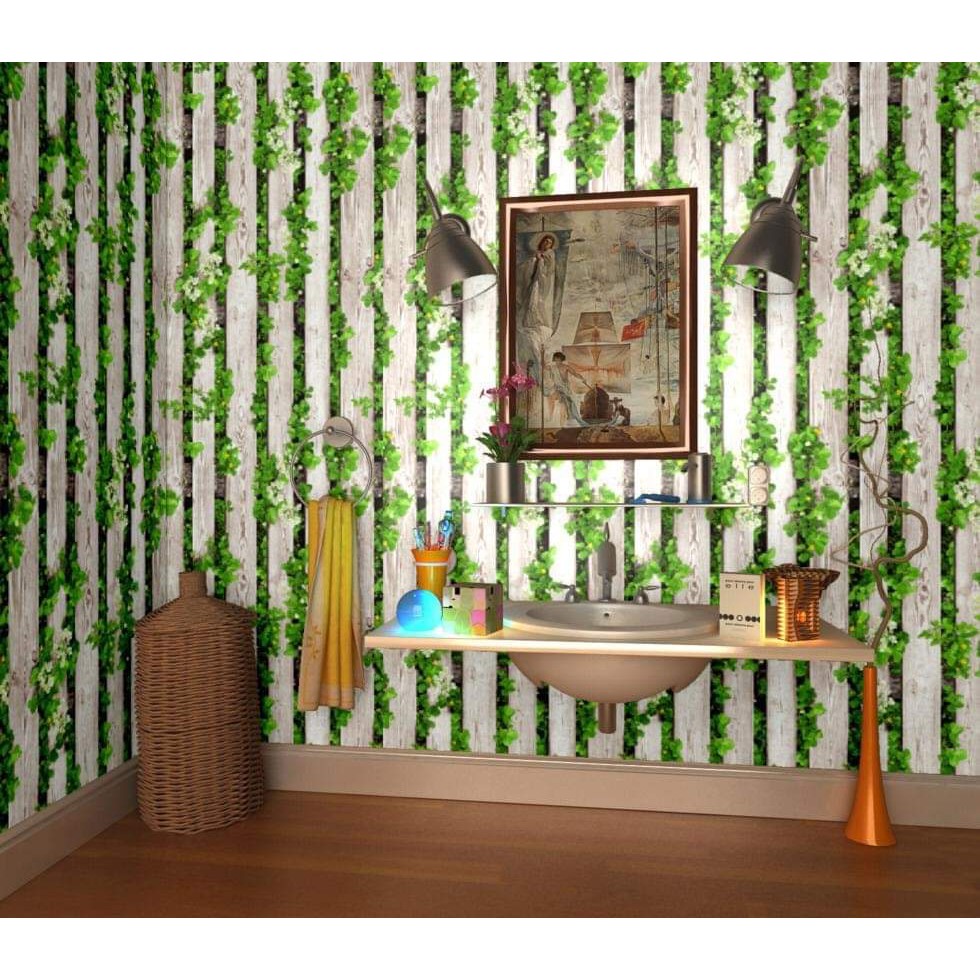 Wallpaper stiker dinding motif pohon merambat 10054-1