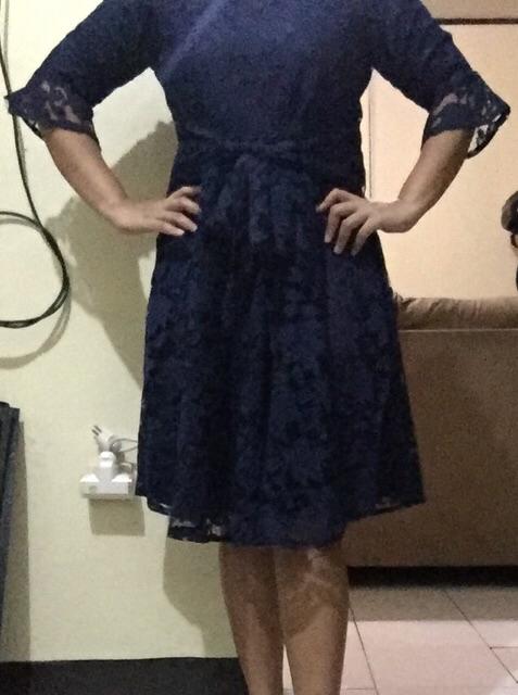 Luve Collectons - Dress Brukat Wanita  -dress Brukat Pesta - Dress Pesta Brukat - Brukat Dress Pesta