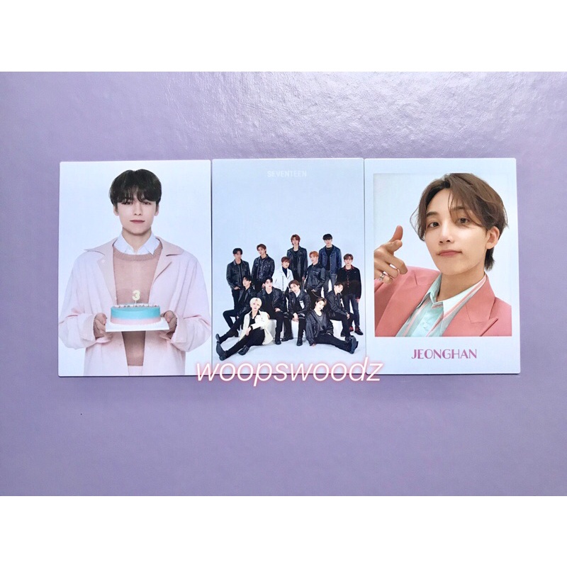 tc trading card hare jeonghan vernon ot13 seventeen