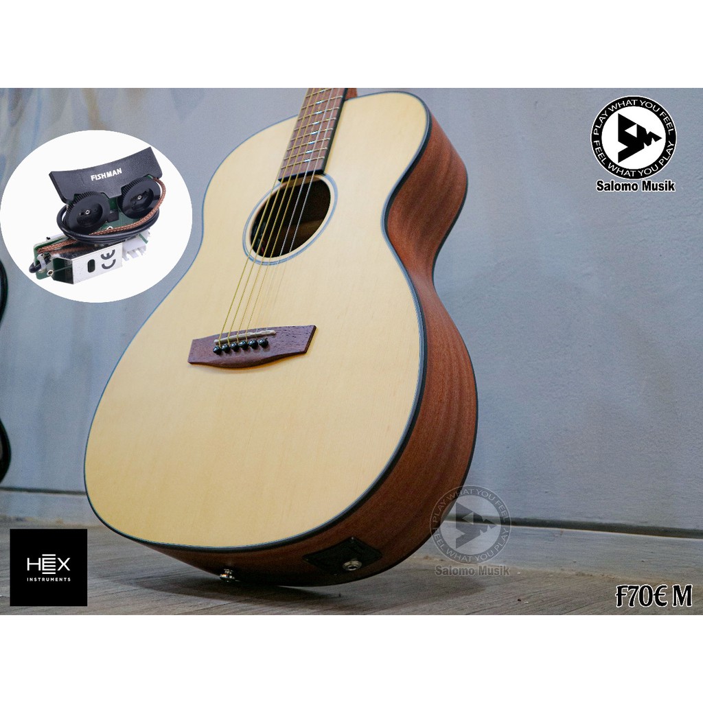 Gitar Akustik Elektrik Hex F70E M