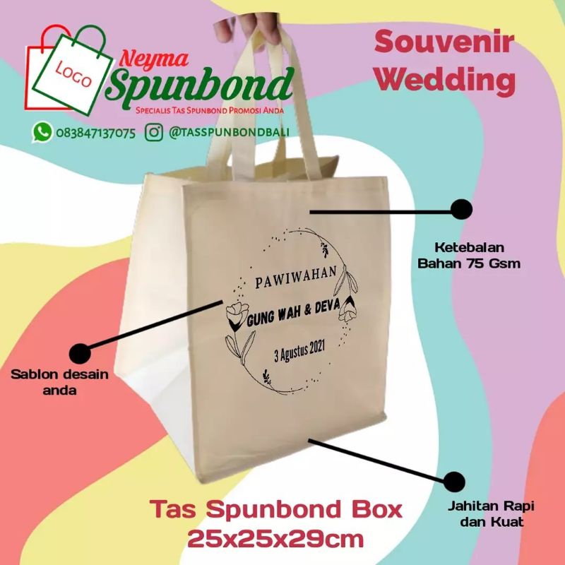 

Tas Spunbond Box Jahit 25x25x29 (Best Seller)