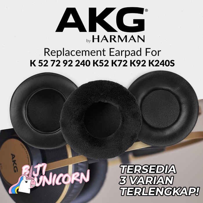 Earcup Earpad Ear Cushion AKG K52 K72 K92 K240S K 52 72 92 240 Busa Bantalan Foam