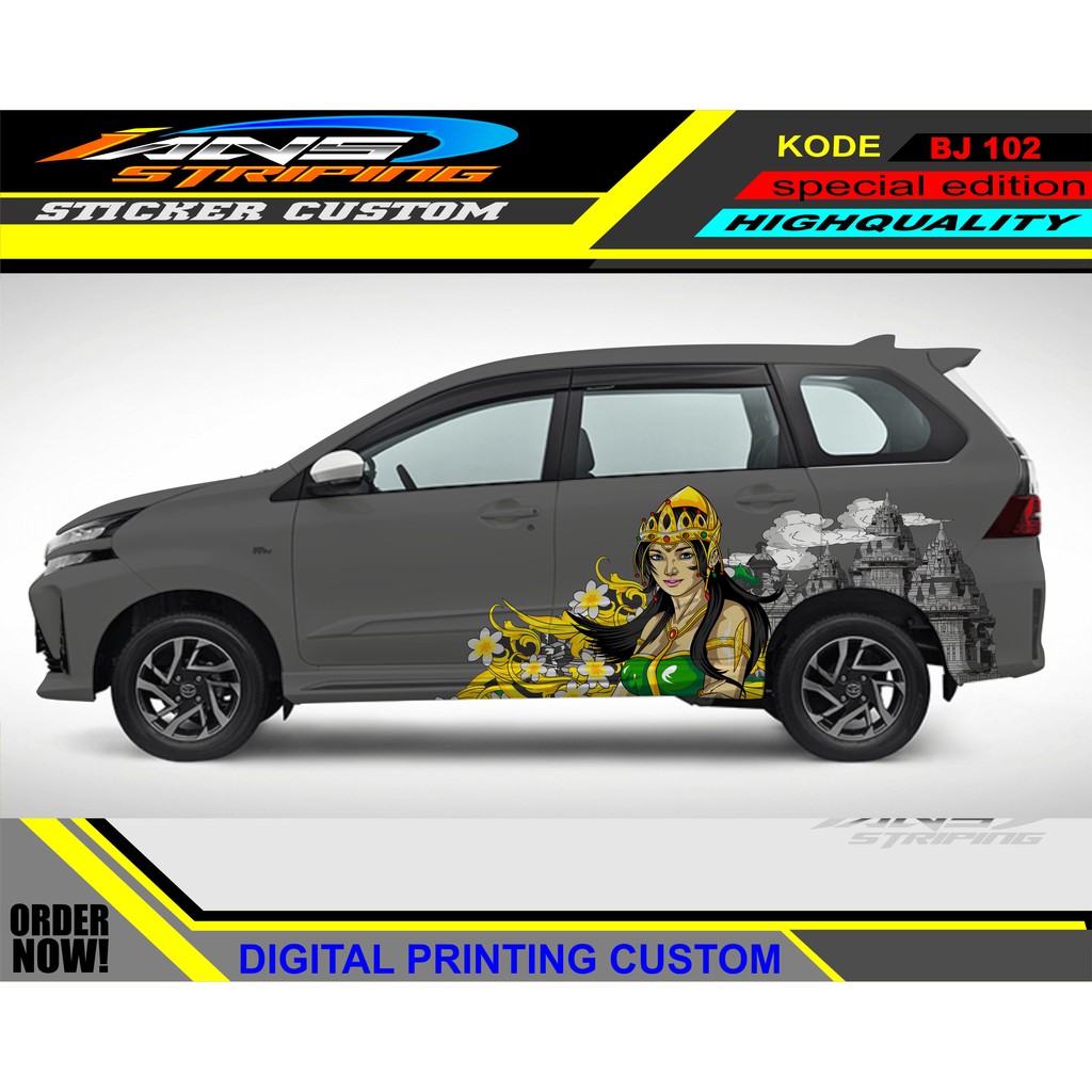 KATING STICKER SAMPING MOBIL AVANZA XENIA