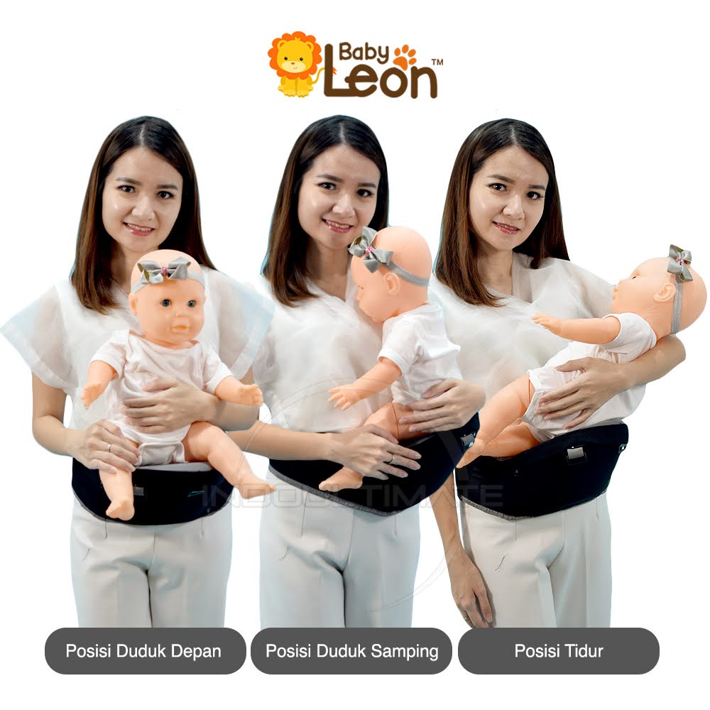 5in1 Way Gendongan Hipseat Bayi BABY LEON + Pelindung Kepala ARROW SERIES BY-6080 / BY-6088 (Tanpa Topi) Gendongan Bayi Depan Duduk Gendongan Bayi Samping Gendongan Multifungsi Gendongan Bayi Instan Anti Pegal Baby Carrier