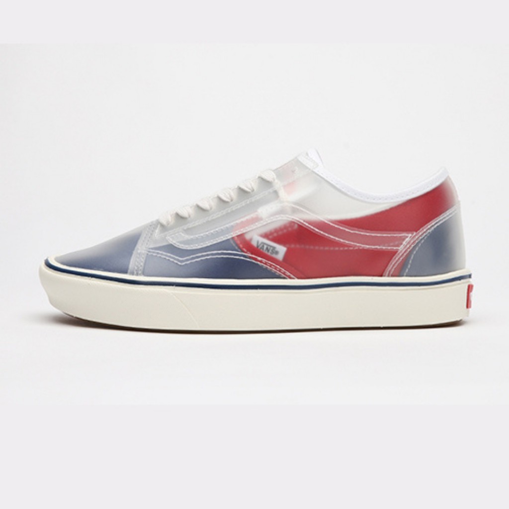 (PO KOREA) VANS ComfyCush Slip-Skool - Red Blue (Unisex)