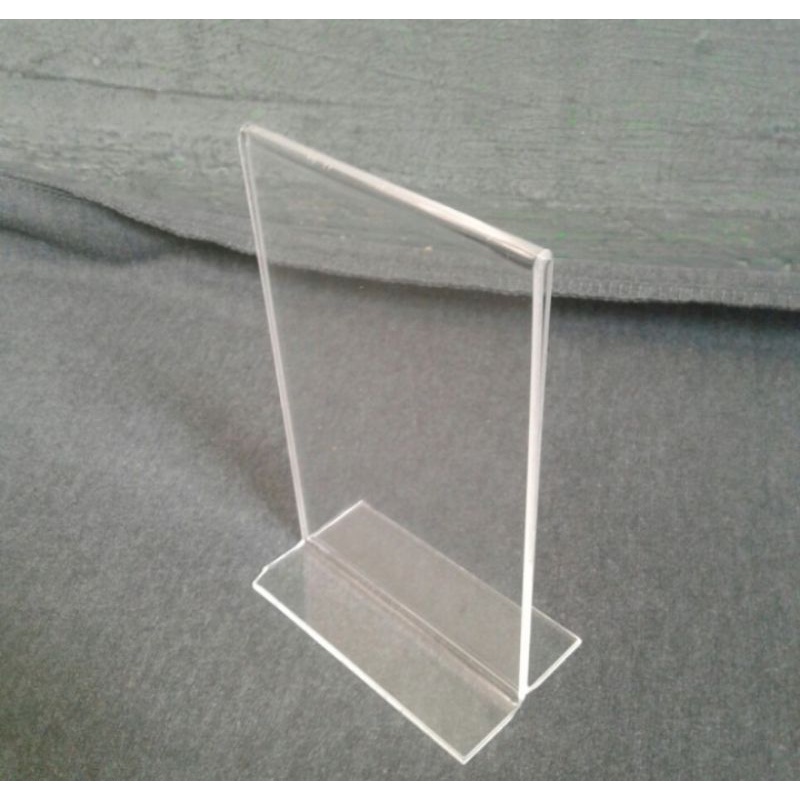 

akrilik display menu A6 10,5*15